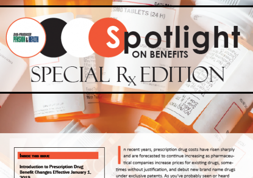 November 2018 Special RX Edition of Spotlight on Benefits Available Now
