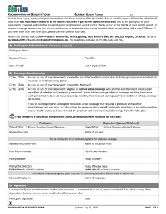 Coordination of Benefits