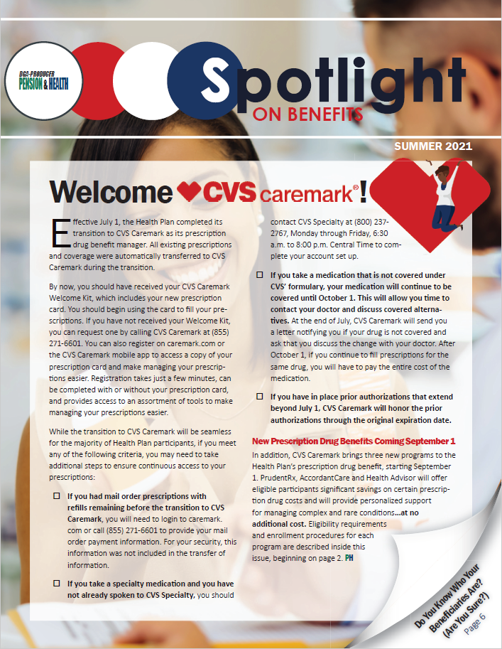 Summer 2021 Spotlight on Benefits Newsletter Now Available