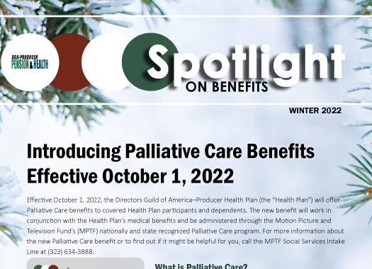 WINTER 2022 SPOTLIGHT ON BENEFITS NEWSLETTER NOW AVAILABLE